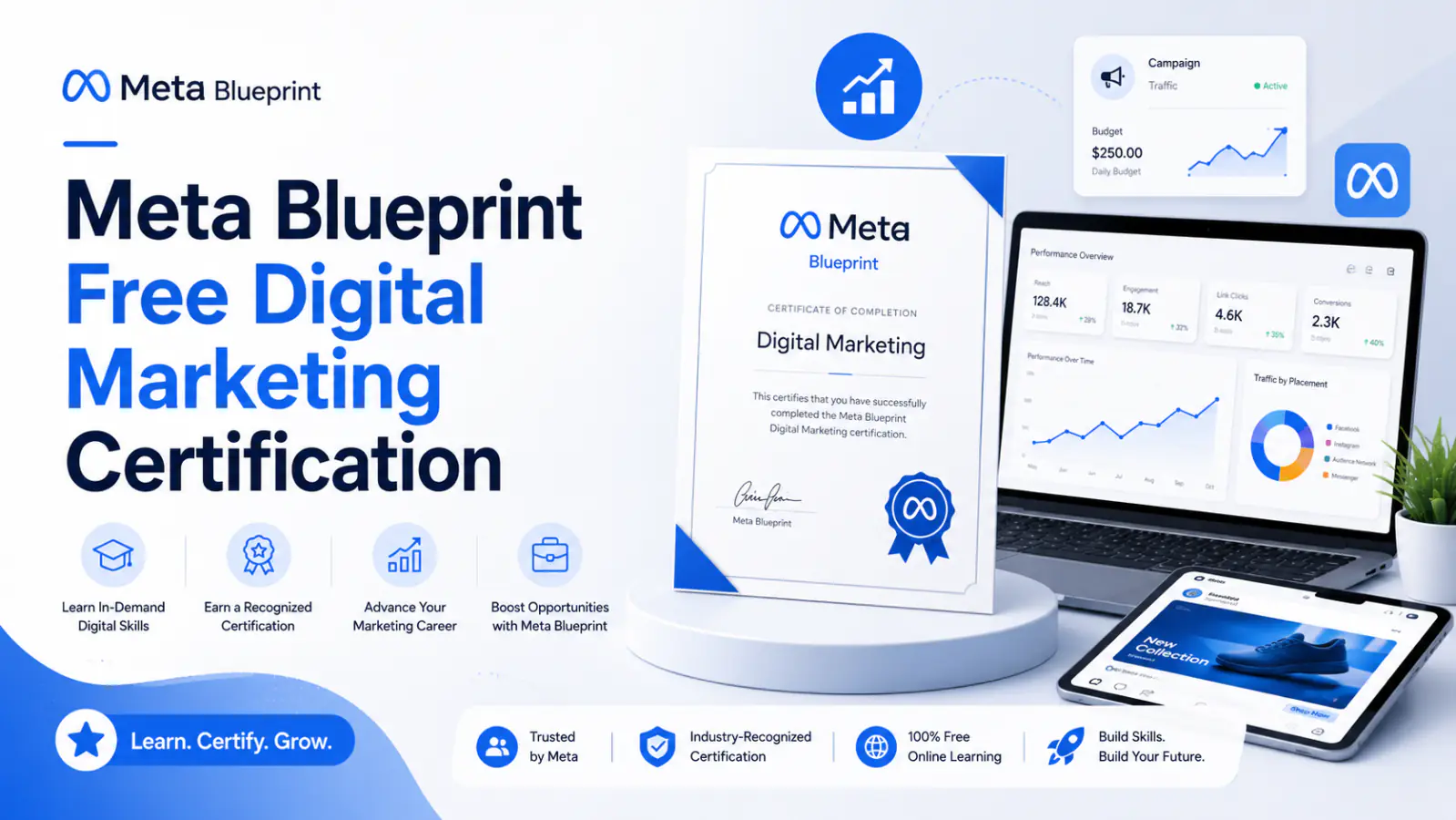 Meta Offers A Free Digital Marketing Certification